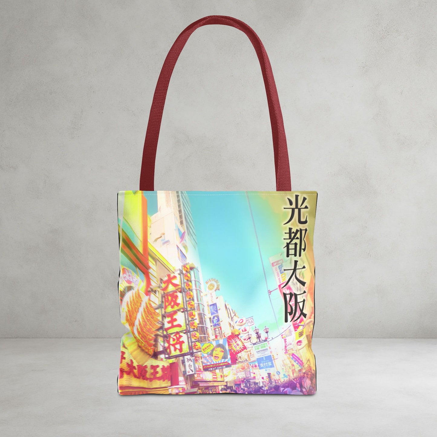 Osaka Delight Art Tote — 光都大阪 | Personalized Kanji Name Available | WA-VISUALZ