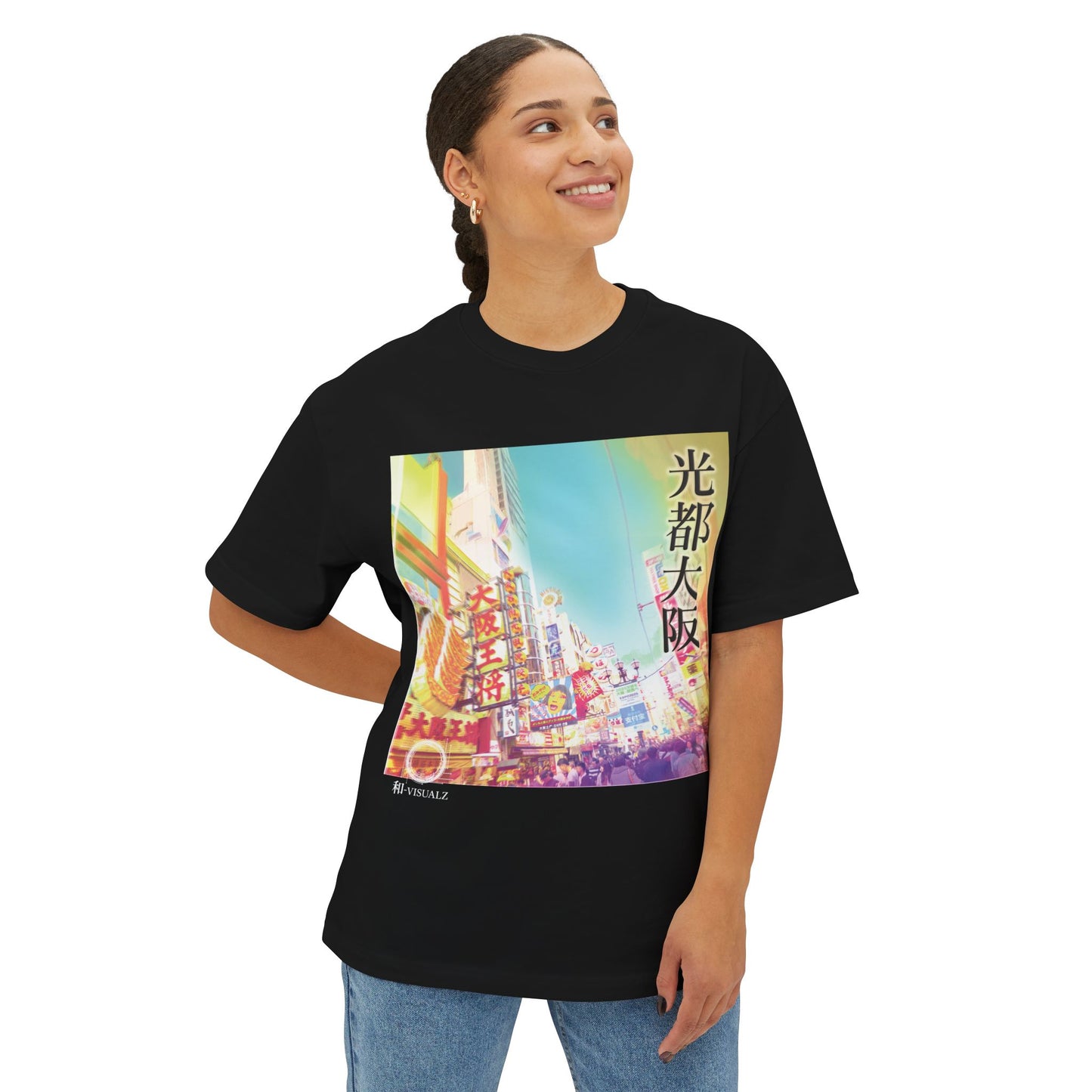 Osaka Delight Unisex Tee — 光都大阪 | Personalized Kanji Name Available | WA-VISUALZ