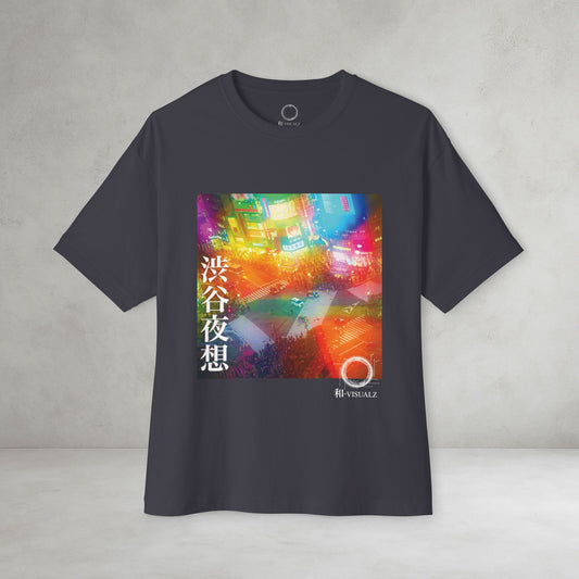 Shibuya Nocturn Unisex Tee — 渋谷夜想 | Personalized Kanji Name Available | WA-VISUALZ