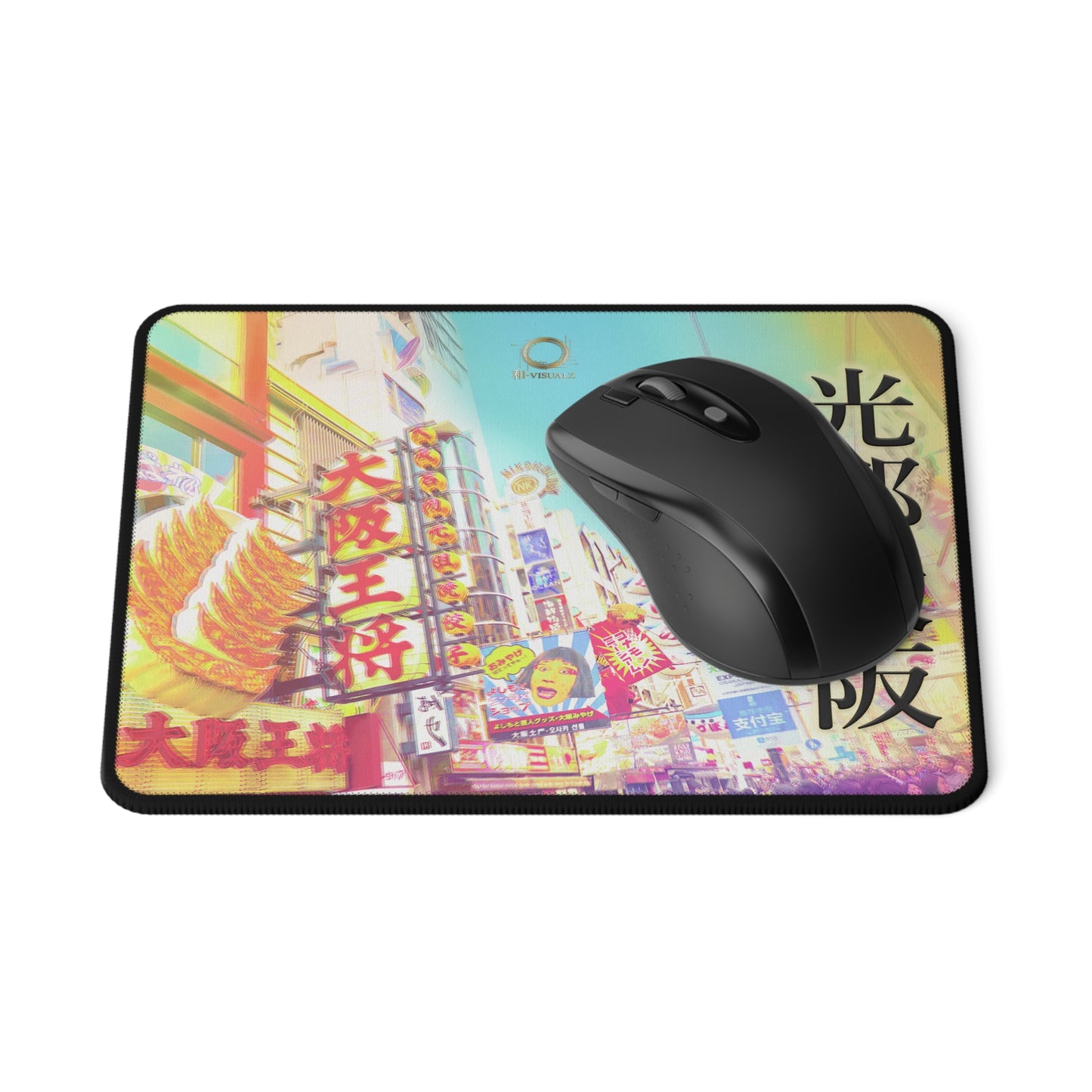 OSAKA Delight Mouse Pad — 光都大阪 Japanese Cyber-Art Edition | WA-VISUALZ