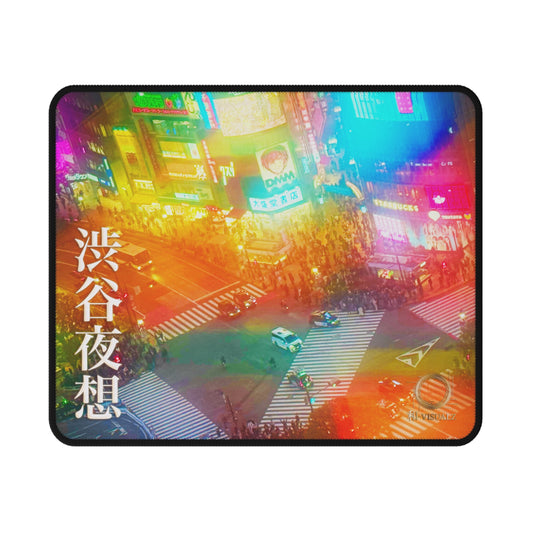 Shibuya Nocturn Mouse Pad — 渋谷夜想 | Personalized Kanji Name Available | WA-VISUALZ