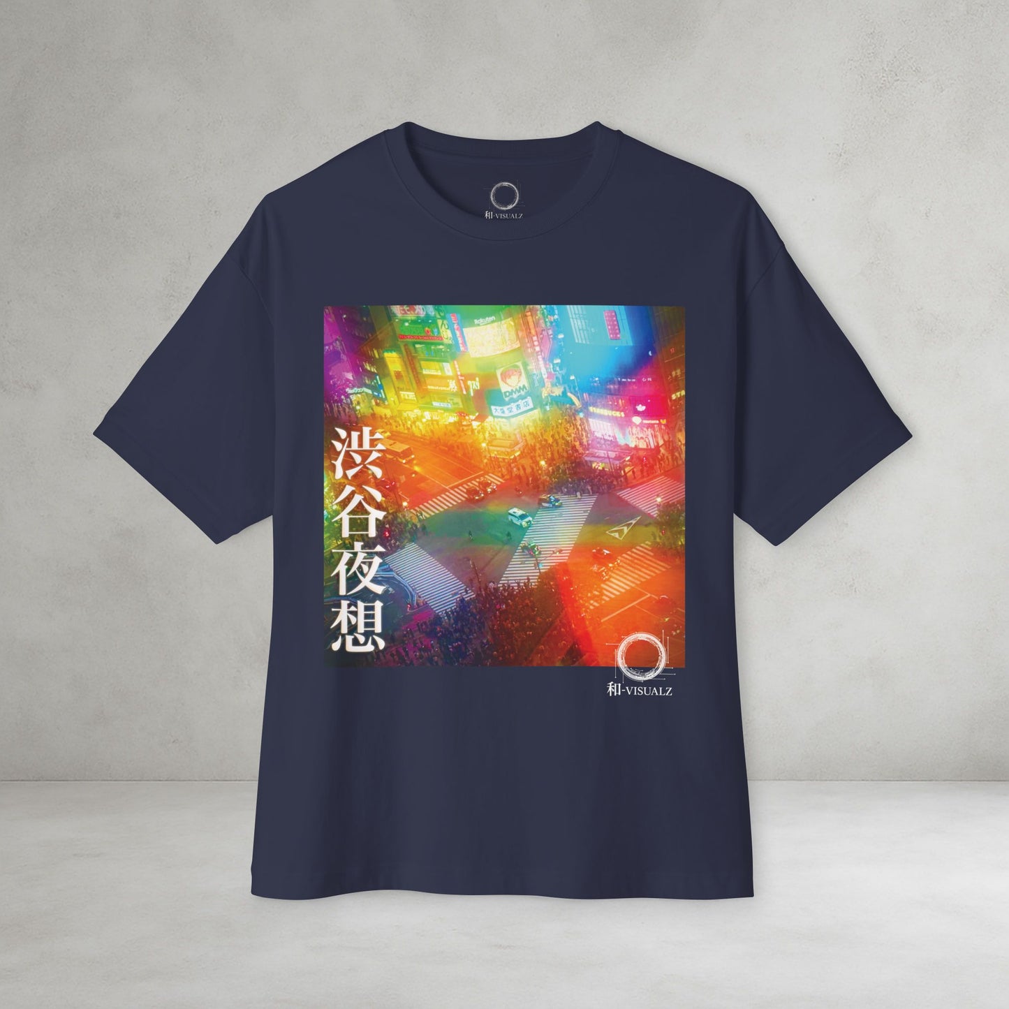 Shibuya Nocturn Unisex Tee — 渋谷夜想 | Personalized Kanji Name Available | WA-VISUALZ