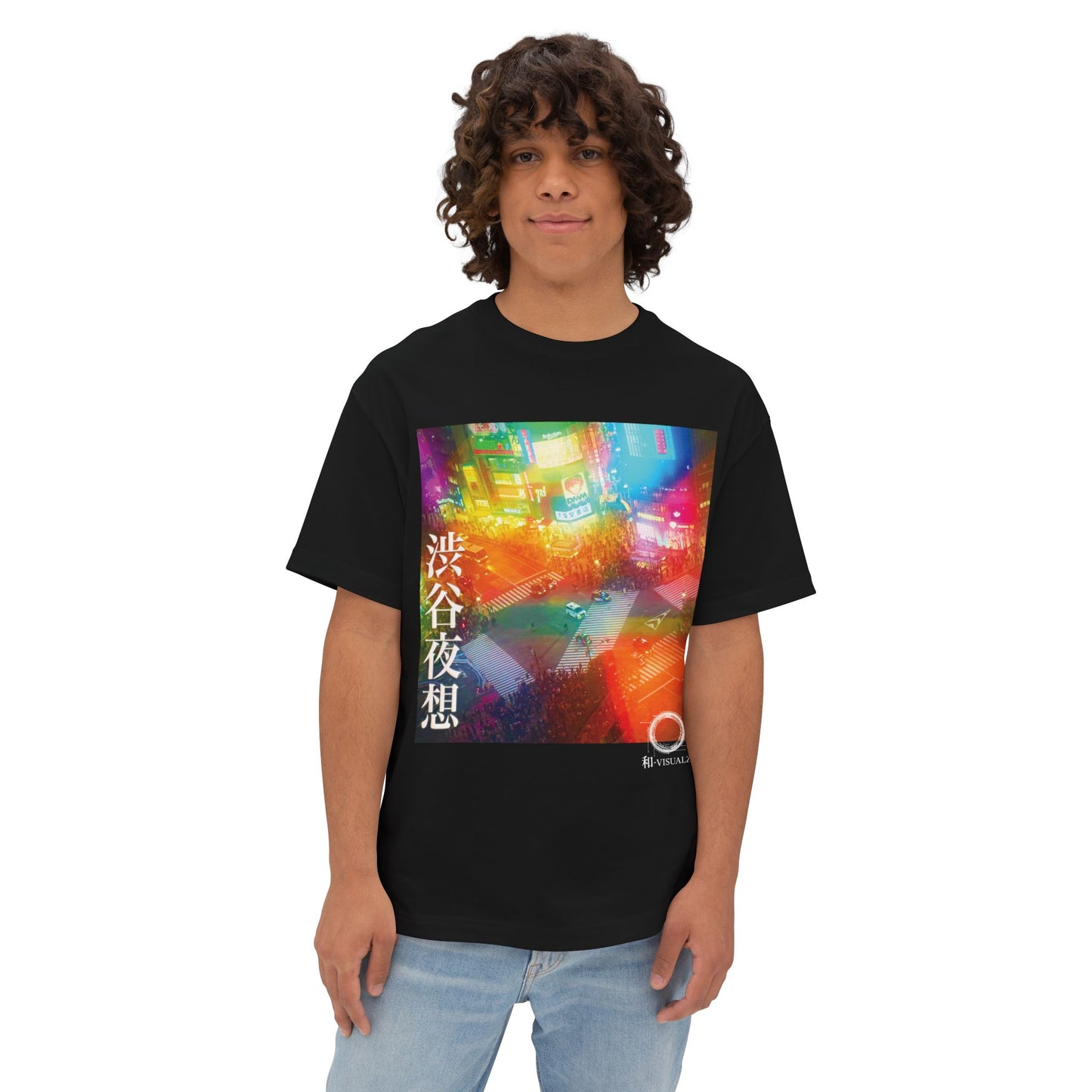 Shibuya Nocturn Unisex Tee — 渋谷夜想 | Personalized Kanji Name Available | WA-VISUALZ