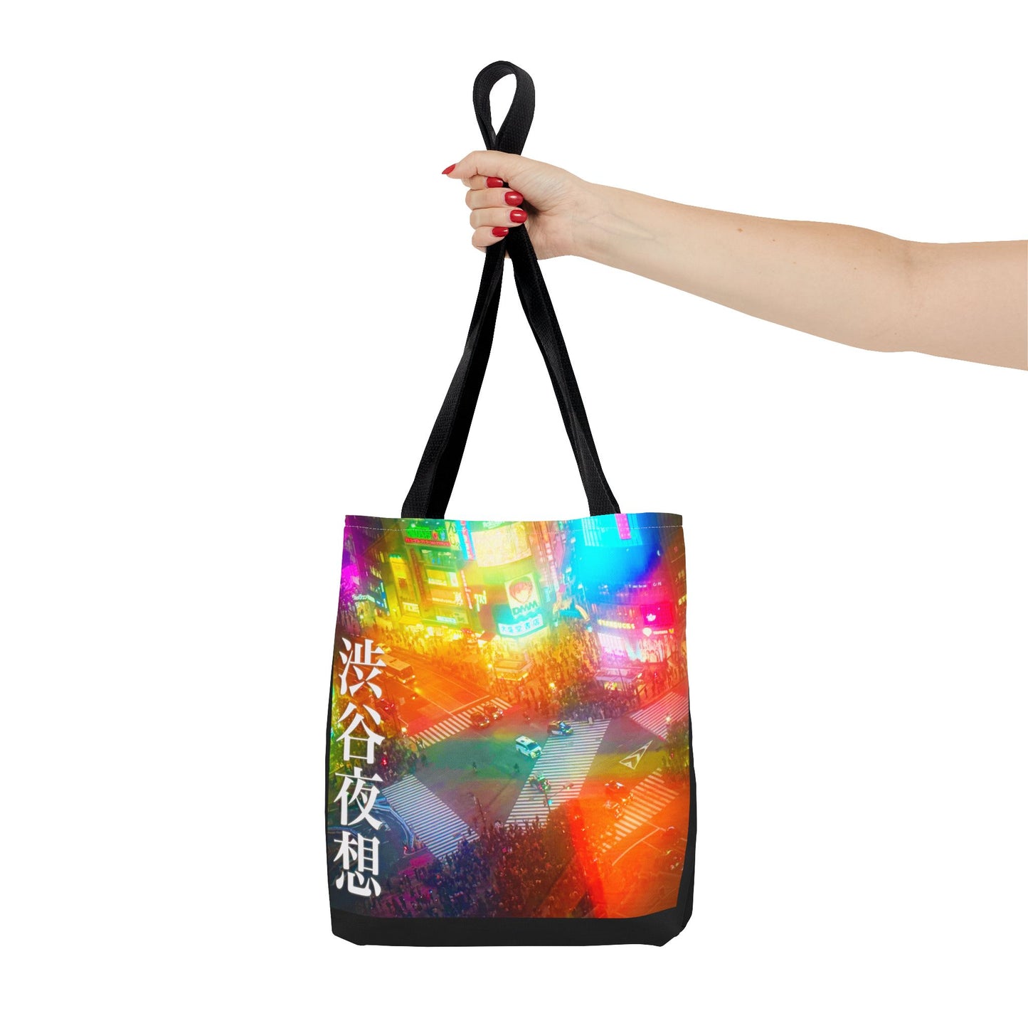 Shibuya Nocturn Art Tote — 渋谷夜想 | Personalized Kanji Name Available | WA-VISUALZ