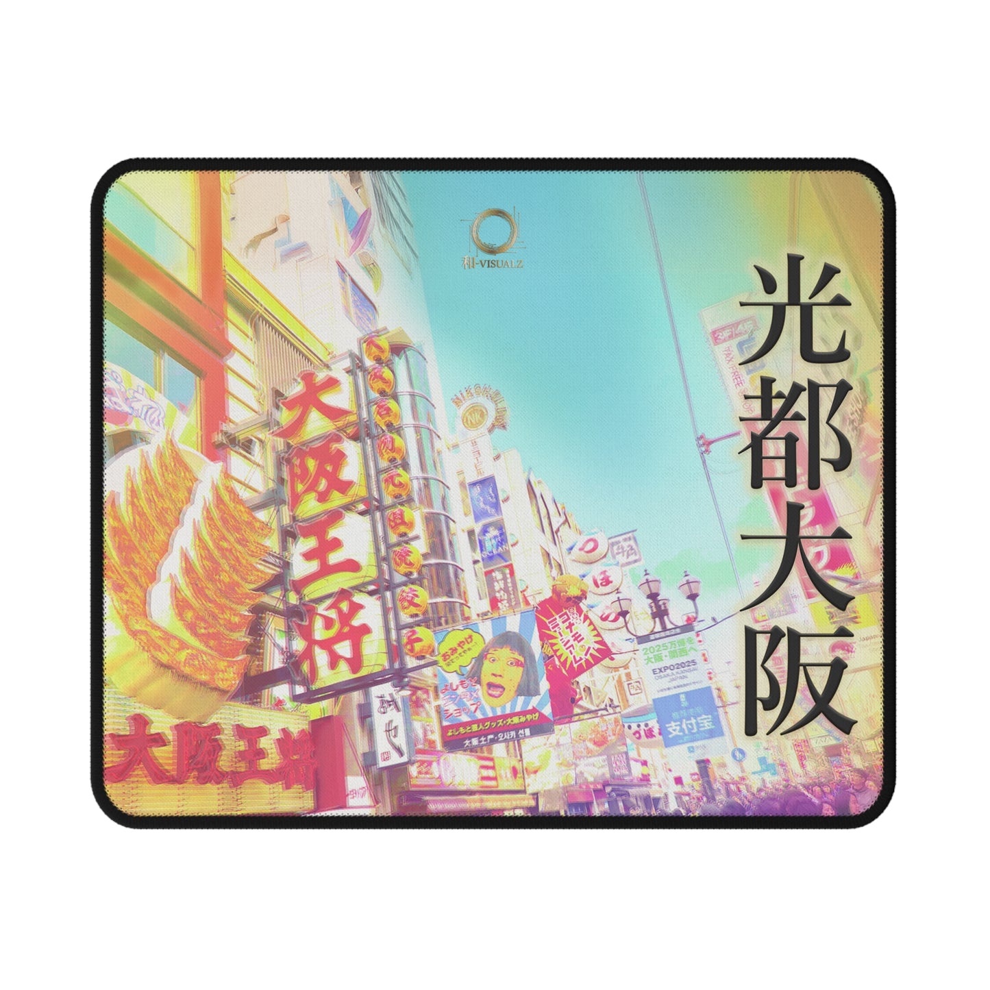 OSAKA Delight Mouse Pad — 光都大阪 Japanese Cyber-Art Edition | WA-VISUALZ