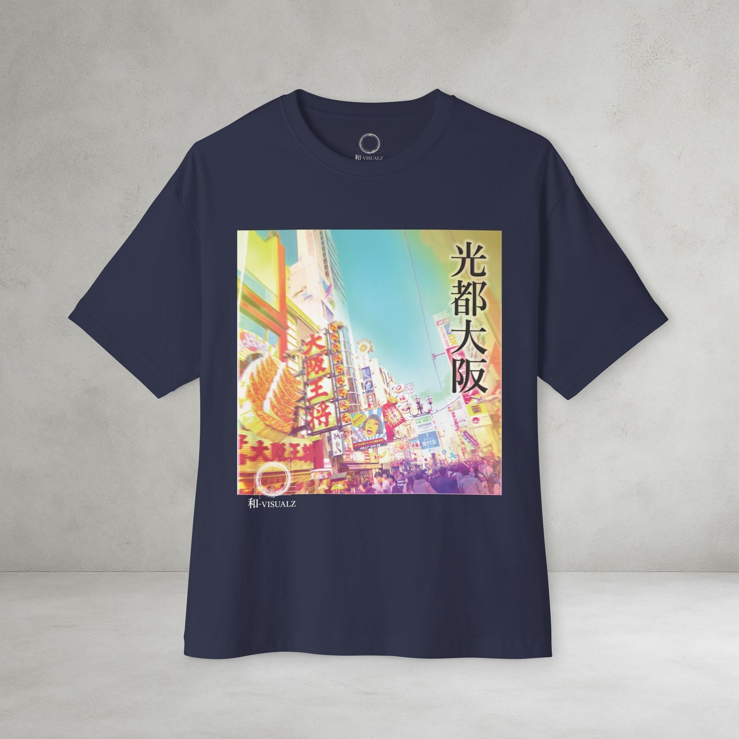 Osaka Delight Unisex Tee — 光都大阪 | Personalized Kanji Name Available | WA-VISUALZ